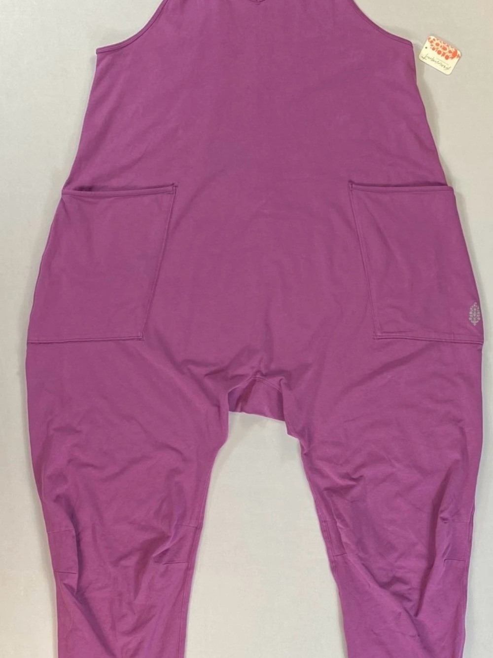 Free People Hot Shot Onsie Jumpsuit in Deep Mulberry - Picture 2 of 5